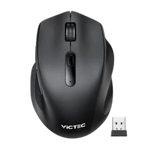 Victec 2.4g Black Wireless Ergonomic Mouse