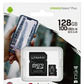 Kingston 32GB/64GB/128gb Micsdxc Canvas Select Plus 100r A1 C10 Card + ADP (SDCS2)