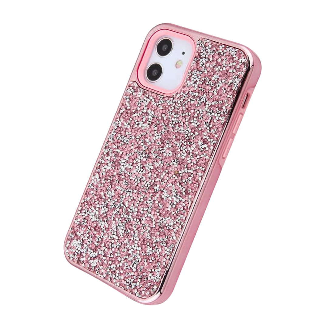 Bling Sparkle Shockproof Phone Bumper Cover, Cute Sparkly For Women And Girls iPhone 13