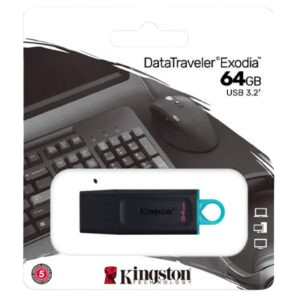 Kingston Data traveler Exodia 64GB/128gb USB 3.2 Flash Drive DTX