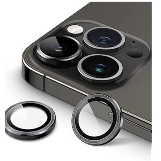 9H Tempered Glass Metal Individual Ring Cover Camera Lens Protector 12 Pro