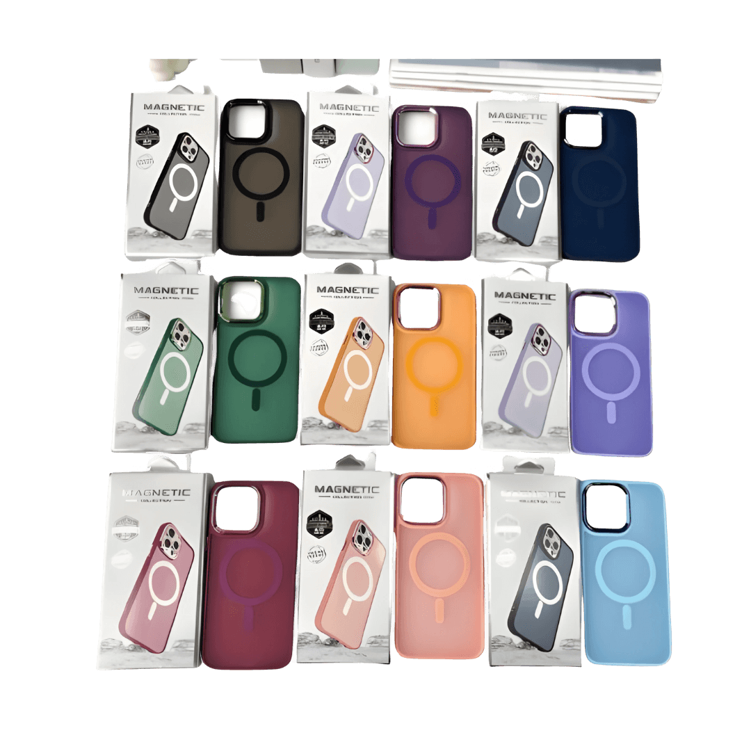 Colored Magnetic Mag-Safe Case iPhone 14 Pro