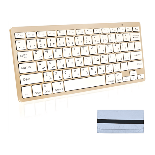 ELE3ST Bluetooth Keyboard Ultra Slim Full Size Keyboard With Numeric Keypad