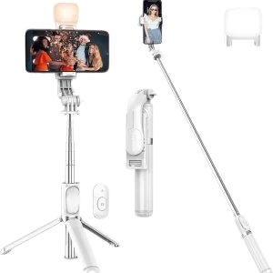 Selfie Stick, Extendable Tripod Stick With Remote – Facetime Phone Stand, Wireless Selfie Stick Tripod, Portable Tripod For iPhone